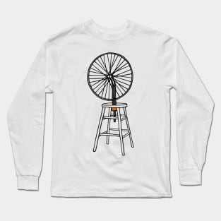 Bicycle Wheel Marcel Duchamp Long Sleeve T-Shirt